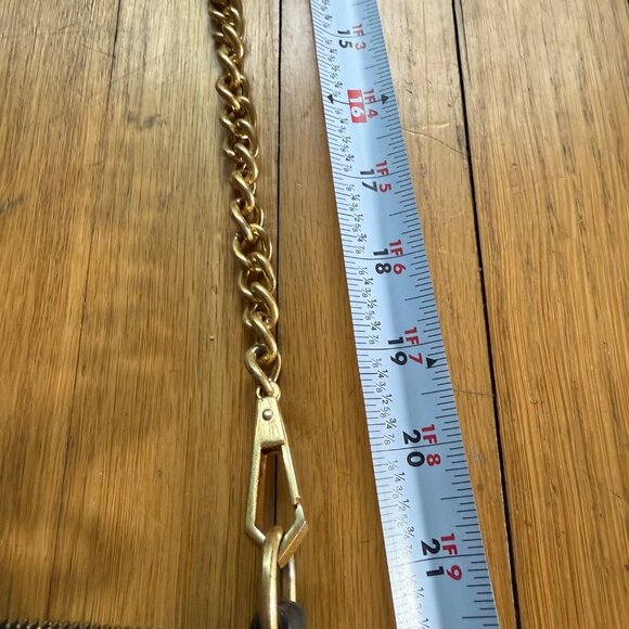 Rebecca Minkoff Mini MAC Purse Black Pebbled Leather Tassel Stud and Chain - Picture 10 of 16